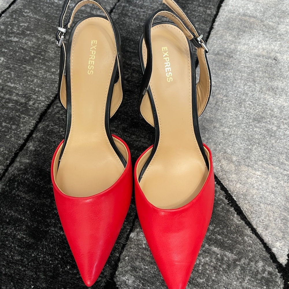 Brand new heeled shoes from Express.